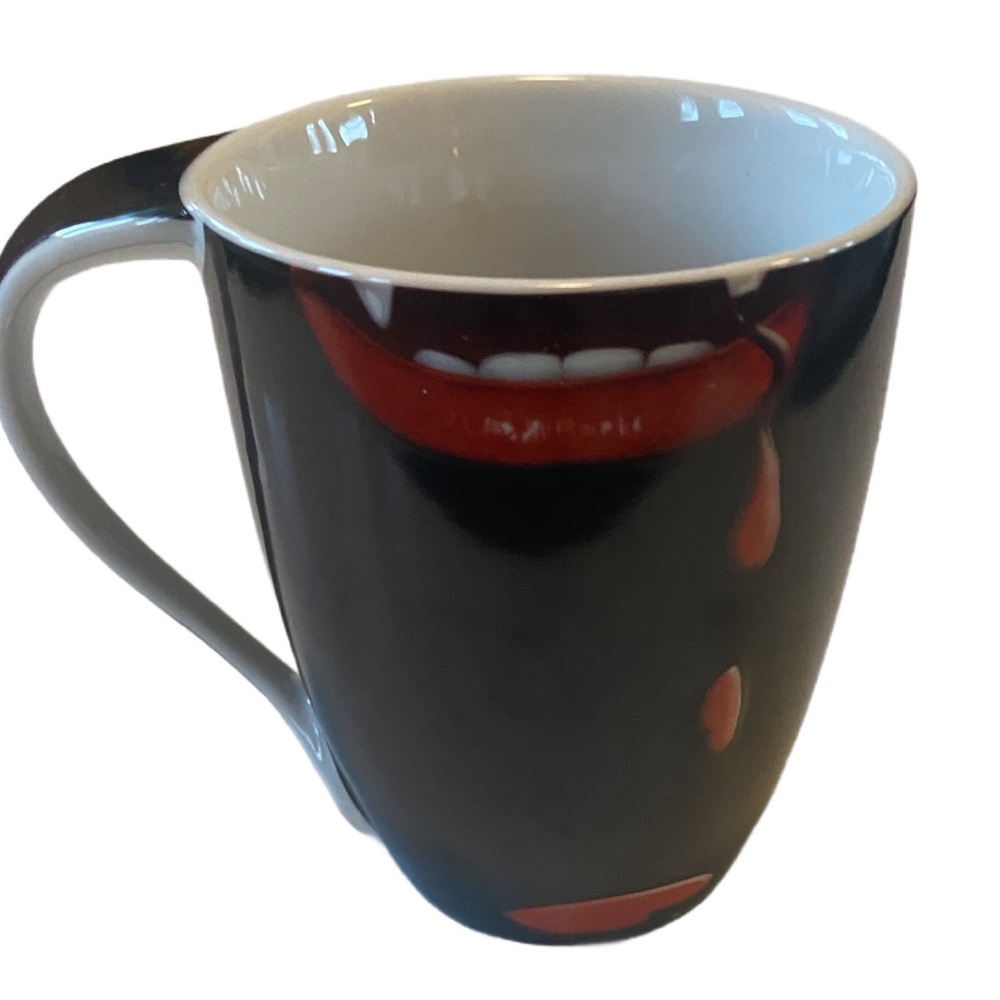 🎃SALE! NWT A Black 'Love Bites' Vampire Mug - 7 left! - Picture 3 of 6